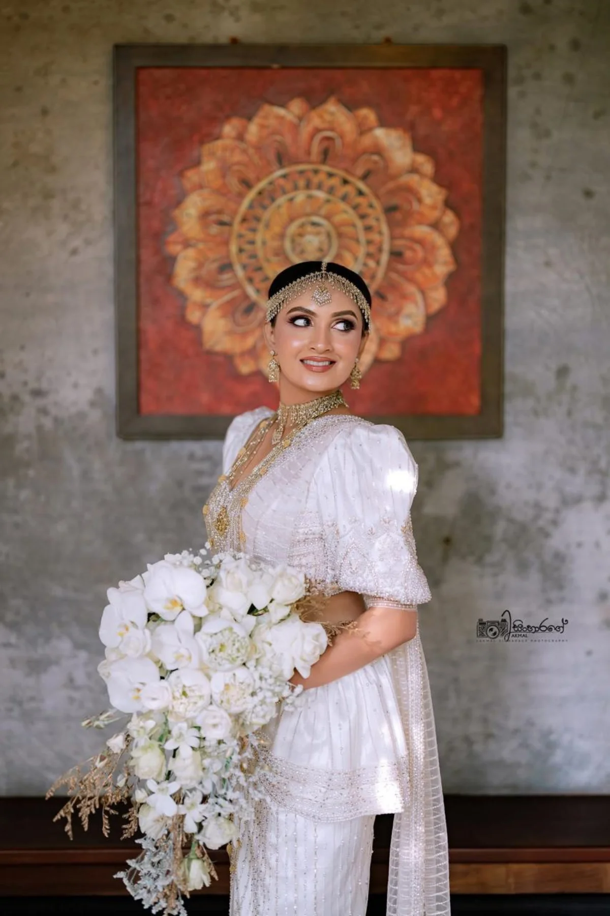 Bridal classic look